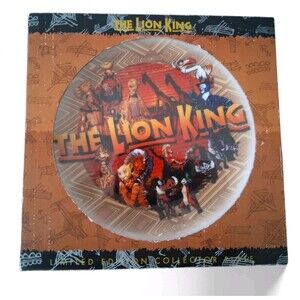 New The Lion King Collector Plate Musical Cast Limited Edition Disney